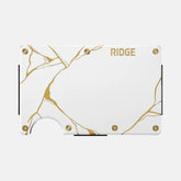 Ridge Wallet - Kintsugi - White