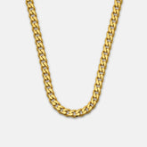 5mm Curb Chain - 18K Gold - 22"