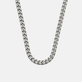 5mm Curb Chain - Titanium - 20"