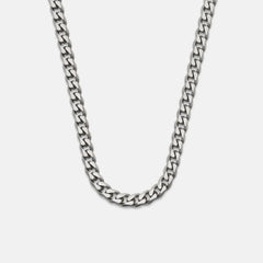 5mm Curb Chain - Titanium - 20"