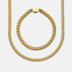 Curb Chain Kit - 18K Gold - Medium