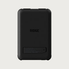 Ridge Power Bank - 10k mAh - Matte Black