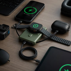 Ridge Power Bank - 10k mAh Bundle - Matte Olive - 2-Pack
