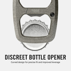 Dual Chamber Carabiner  - Stonewashed Titanium