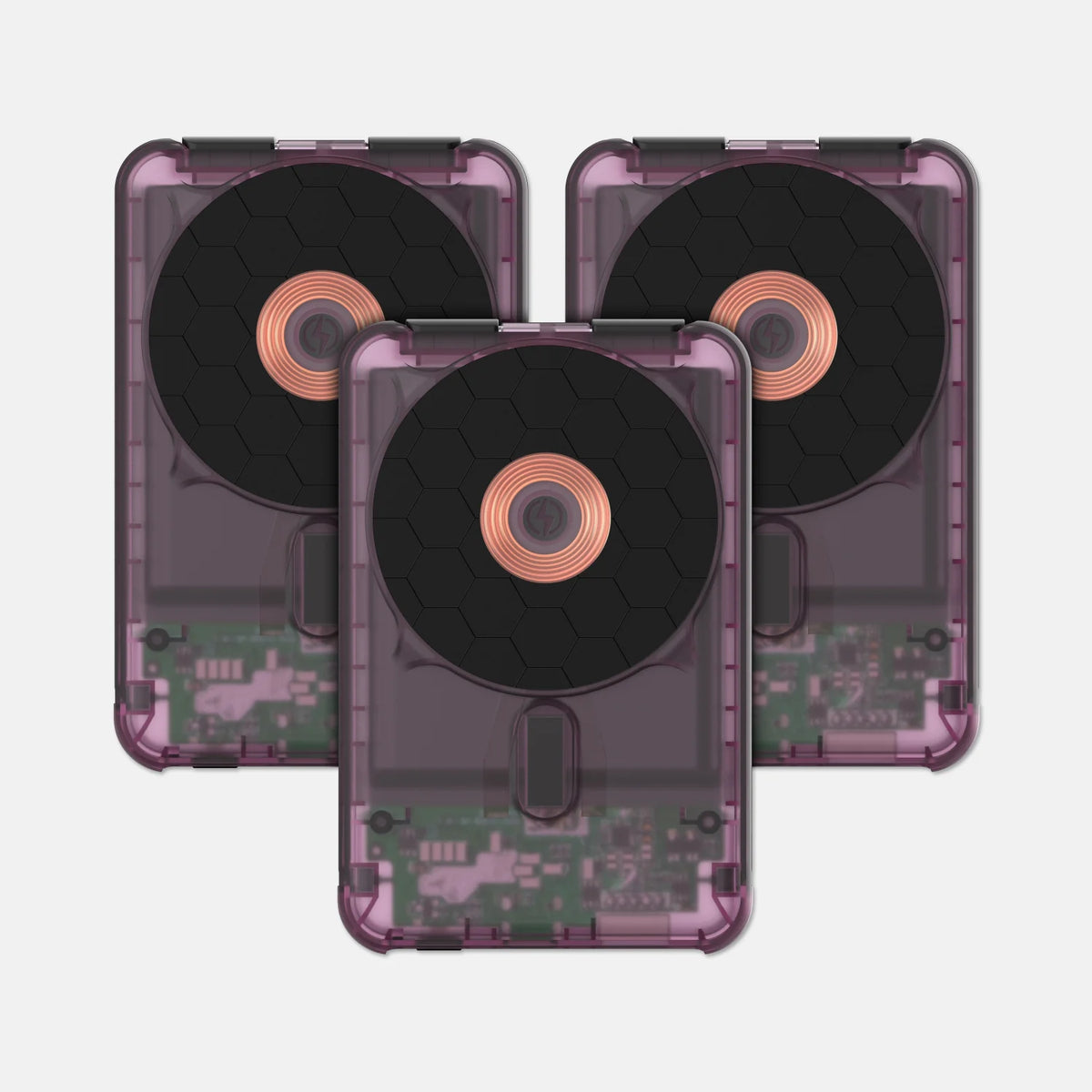 Ridge Power Bank - 10k mAh Bundle - Atomic Purple - 3-Pack