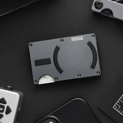 Ridge Wallet For MagSafe - Gunmetal